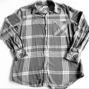TNA (by Aritzia) Grey Flannel Shirt